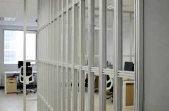 Перегородка из алюминиевого профиля в офисе: как сделать, чтобы не жалеть