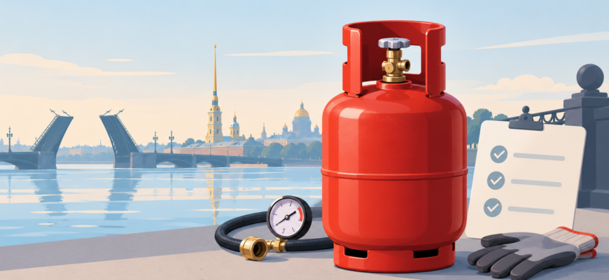 Заправка газовых баллонов в Санкт-Петербурге: как выбрать сервис и подготовить баллон